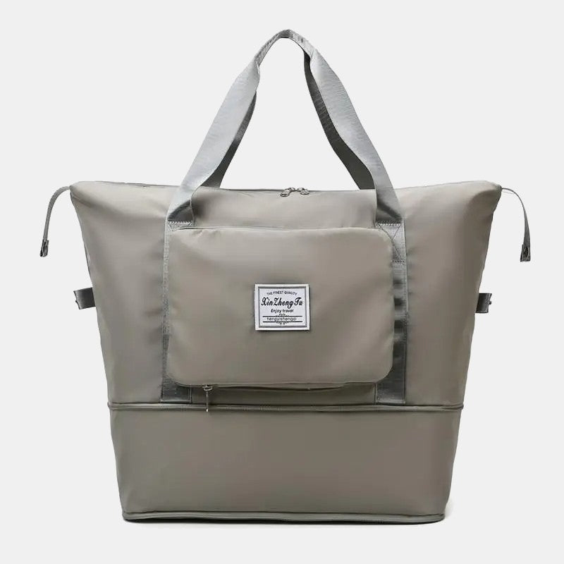 Extra Large Foldable Travel Duffle Bag with Convenient Dry Wet Separation Pocket