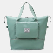 Extra Large Foldable Travel Duffle Bag with Convenient Dry Wet Separation Pocket