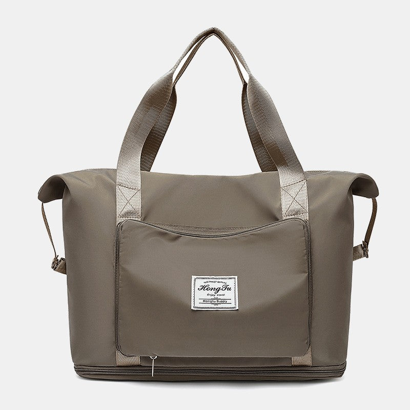 Extra Large Foldable Travel Duffle Bag with Convenient Dry Wet Separation Pocket