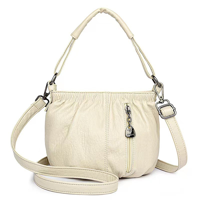 Michaela | Pleated Bucket Crossbody Bag