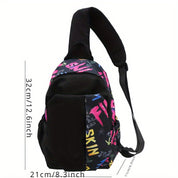 Armani  | Graffiti-Style Anti-Theft Crossbody Bag