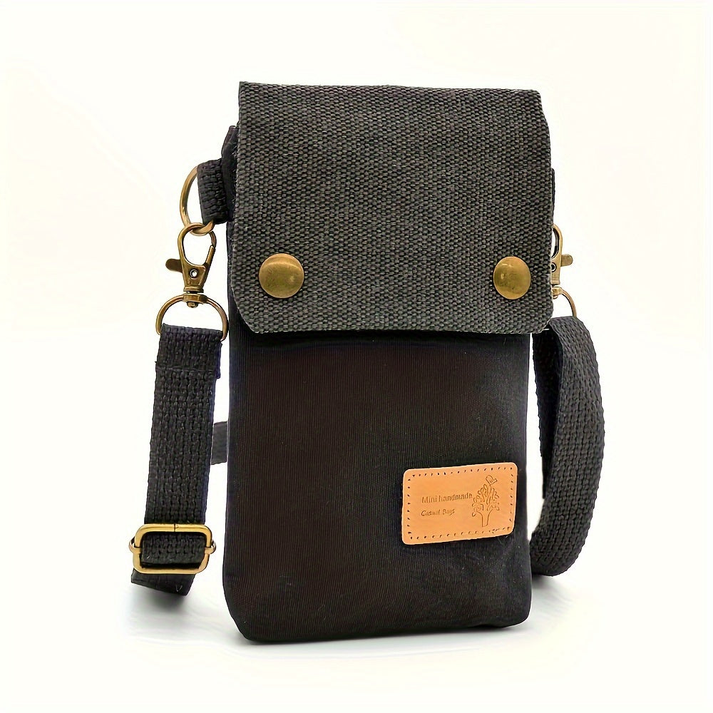 Cielo | Retro Canvas Small Crossbody Mobile Phone Bag