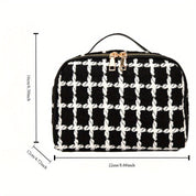 Ailany | Chic Check Travel Cosmetic Bag