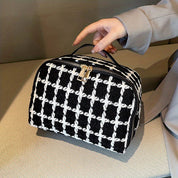 Ailany | Chic Check Travel Cosmetic Bag