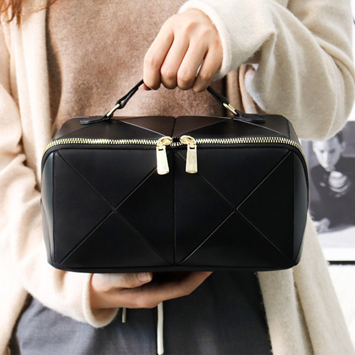 Allie | Waterproof Luxe Cosmetic Bag