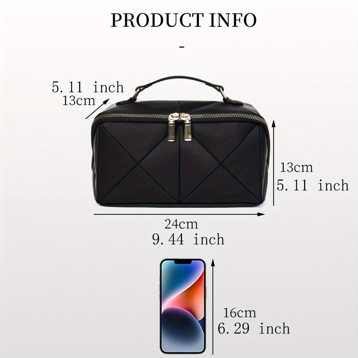 Allie | Waterproof Luxe Cosmetic Bag