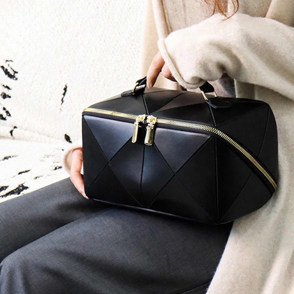 Allie | Waterproof Luxe Cosmetic Bag