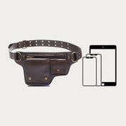Chic Retro Vegan Leather Waist Bag - Perfect for Travel, Daily Use, and On-the-Go Convenience!