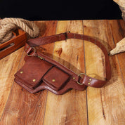 Chic Retro Vegan Leather Waist Bag - Perfect for Travel, Daily Use, and On-the-Go Convenience!