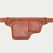 Chic Retro Vegan Leather Waist Bag - Perfect for Travel, Daily Use, and On-the-Go Convenience!