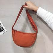 Stylish Violet Dumpling Crossbody Bag for Fashion-Forward Women