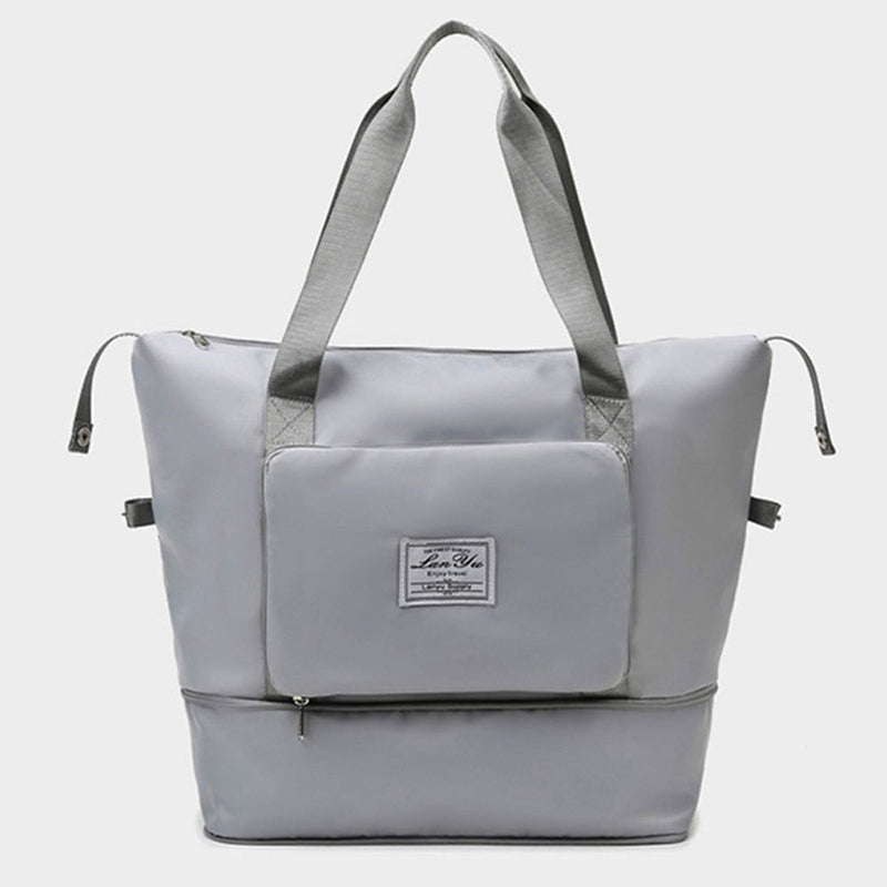 Extra Large Foldable Travel Duffle Bag with Convenient Dry Wet Separation Pocket