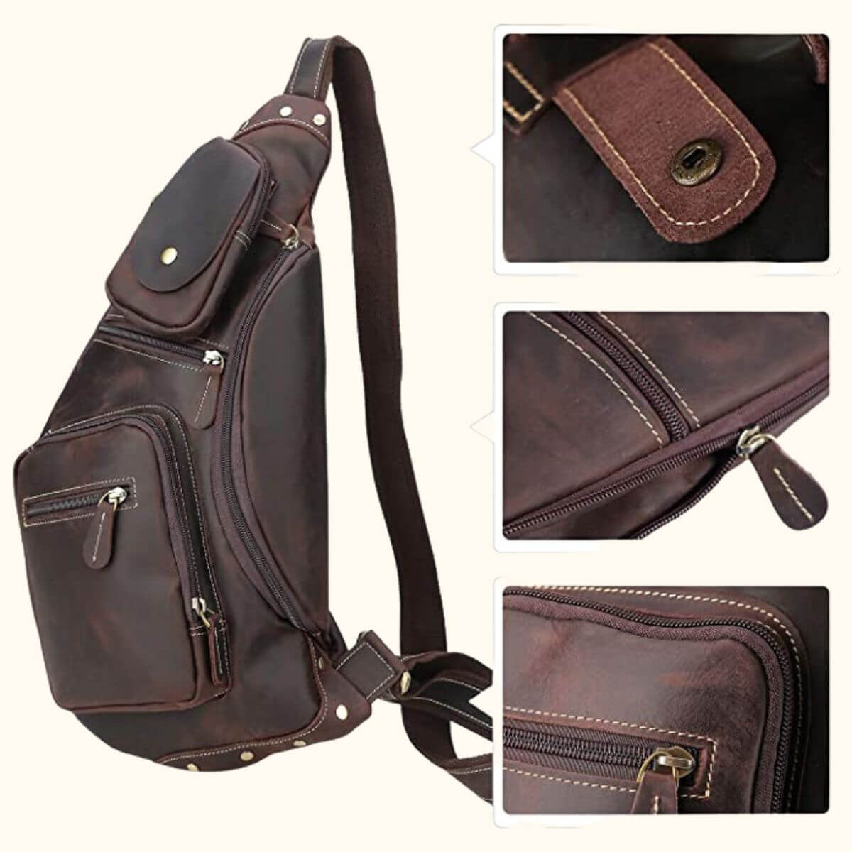 Dayana | Frontier Leather Crossbody Bag