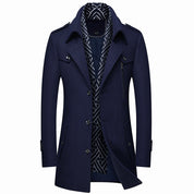 Frederick | Elegant Fitted Men's Overcoat