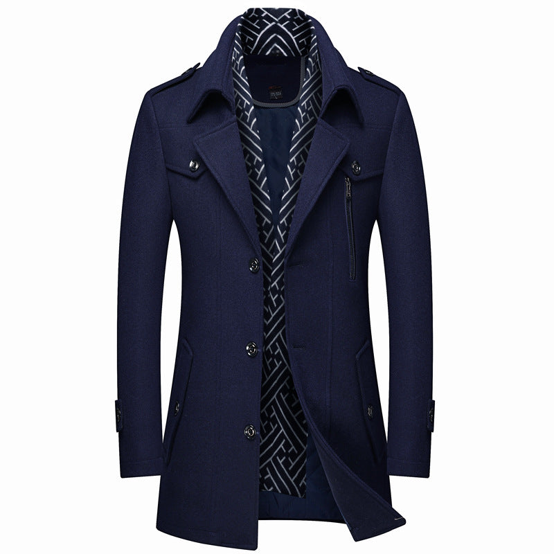 Frederick | Elegant Fitted Men's Overcoat