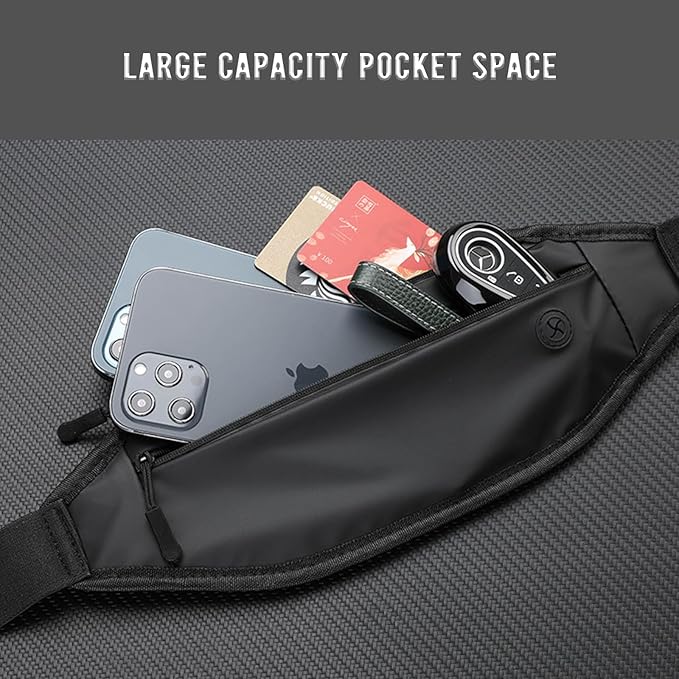 Promise | Waterproof Running Belt Waist Pack Crossbody Bum Bag
