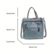 Lisa | Chic Denim Mini Crossbody Sling Handbag
