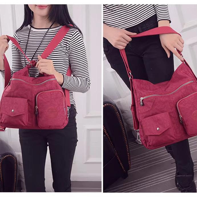 Avani | Convertible Strap Nylon Crossbody Bag
