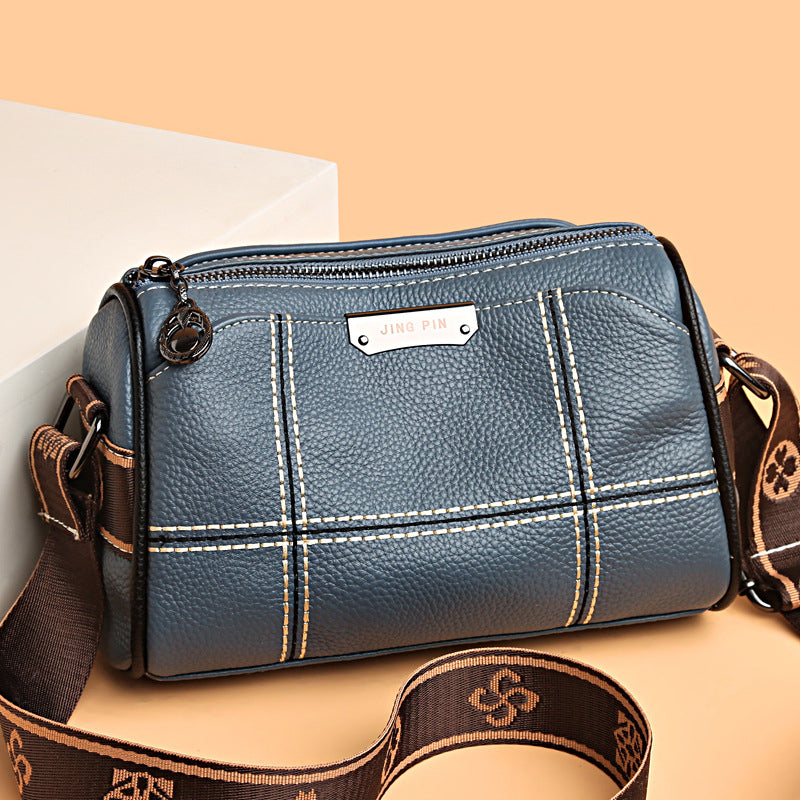 Leyla | Compact Triple-Zip Crossbody Bag