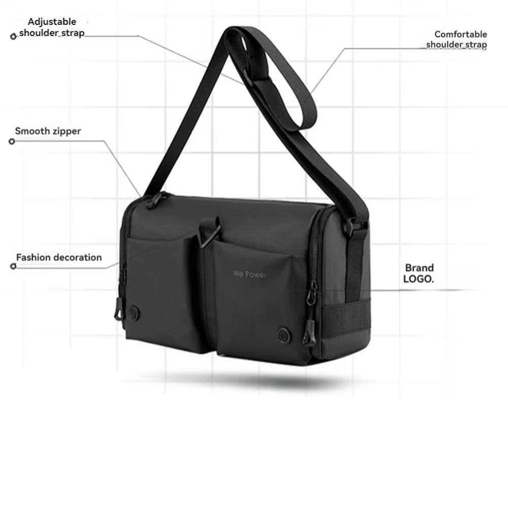 Mink | Men's Large Capacity Waterproof Crossbody Messenger Bag