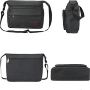 Ayden | Multi-Compartment Waterproof Canvas Crossbody Messenger Bag