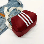 Dorian | Striped Oxford Crossbody Bag