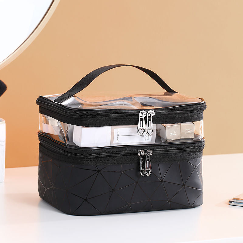 Winona | Lightweight Multiple Pockets & Compartments Cosmetic Organizer