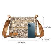 Alayah | Retro Letter Print Crossbody Bag