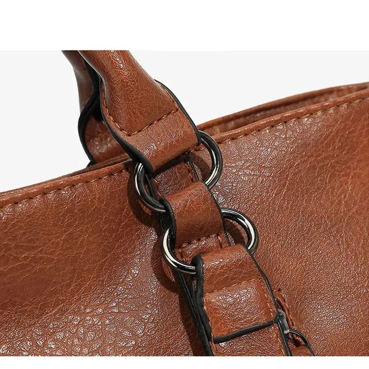 Vada | Women's Vintage Chic PU Leather Crossbody Handbag