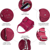 Aleena | Large Capacity Weather-Proof Crossbody Messenger Travel Bag