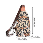 Franchesca | Chic Leopard Women's Crossbody Sling Bag
