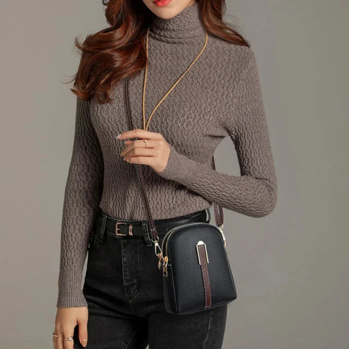 Carolina | Retro Mini Leather Crossbody Sling Bag