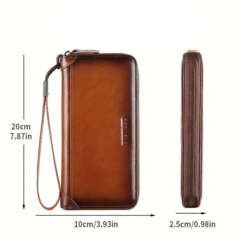 Jream | Anti-Theft Leather Travel Wallet