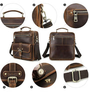 Ken | Leather Crossbody Messenger Sling Bag
