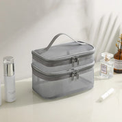 Miller | Versatile & Travel-Friendly Double-Layer Hanging Toiletry Organizer