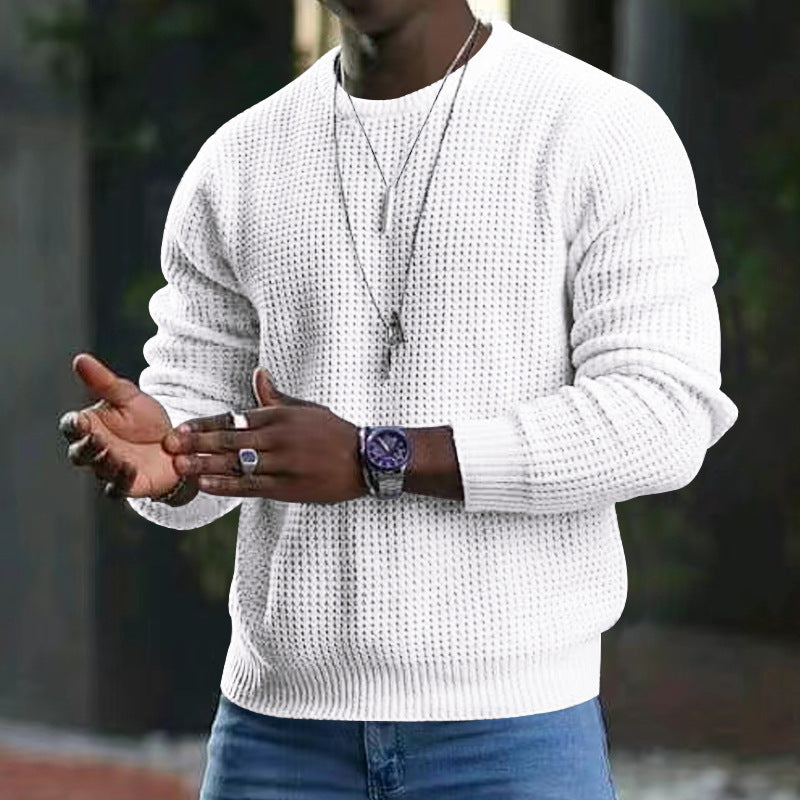 Leo | Long-Sleeve Sweater – A Clean Crew Neck for Everyday Style