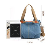 Amanda | Stylish & Functional Vintage-Inspired Canvas Tote Bag
