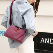 Lorah | Secure-Zip Canvas Crossbody Bag
