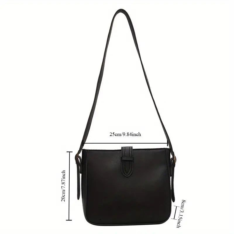 Skye | Large Capacity PU Leather Crossbody Messenger Sling Bag