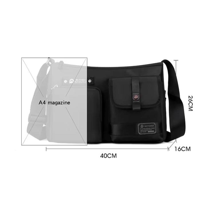 Tyler | Large Outdoor Travel Crossbody Messenger Bag
