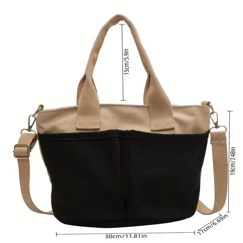 Maverick | Casual Canvas Crossbody Tote Handbag