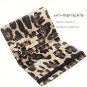 Carly | Lightweight Leopard Print Passport Holder Travel Wallet