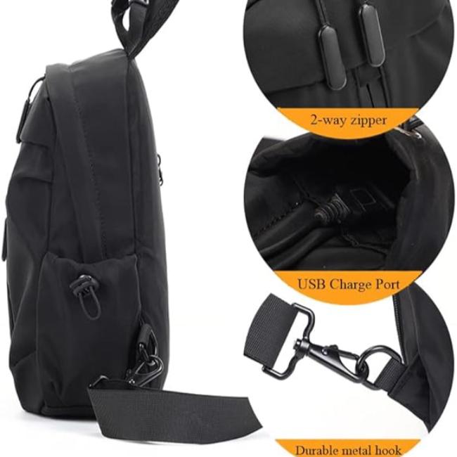 Avery | Men's Waterproof Travel Crossbody Sling Bag
