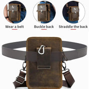 Lachlan | Men's Retro Leather Small Crossbody Shoulder Sling Bag