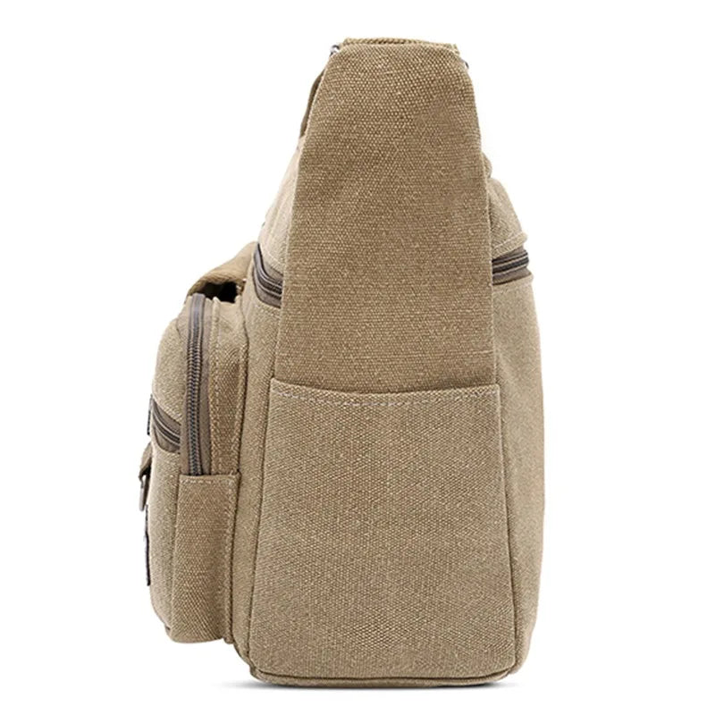 Rio | Canvas Crossbody Messenger Bag