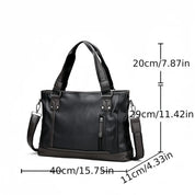 Louise | Stylish Men’s PU Leather Travel Crossbody Messenger Bag