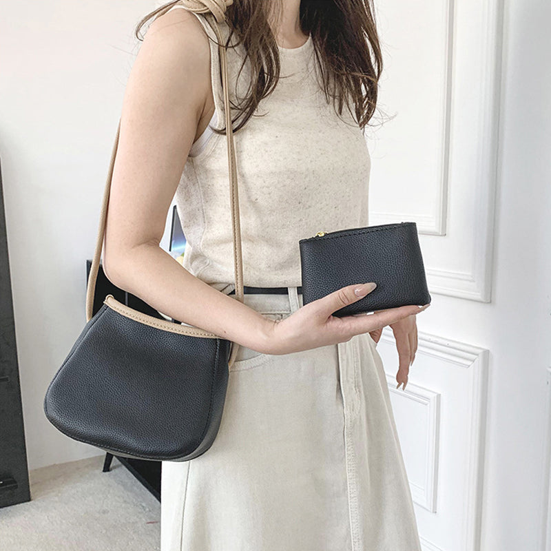 Galilea | Sleek Leather Crossbody Bag