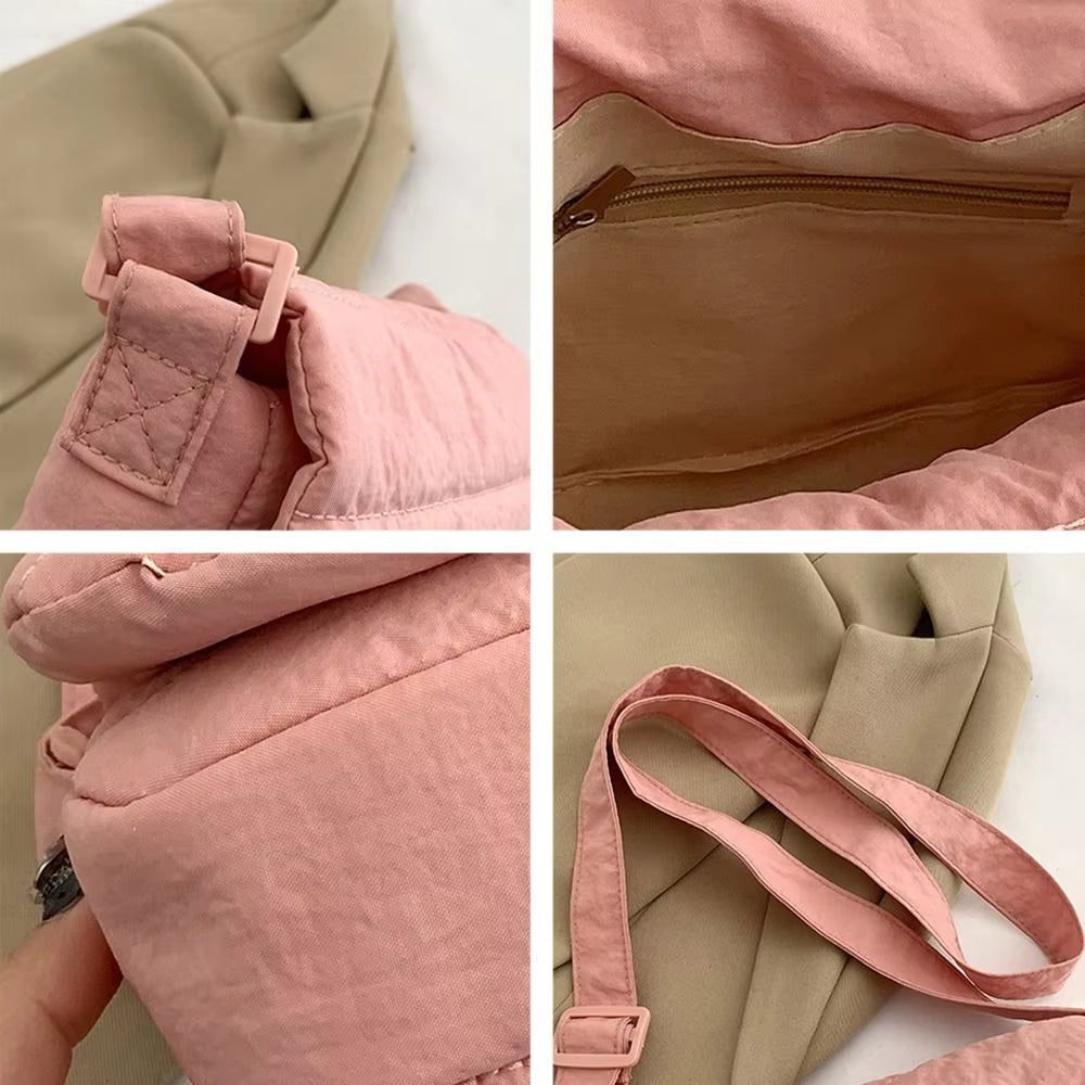Nicole | Chic Solid Color Crossbody Messenger Travel Bag