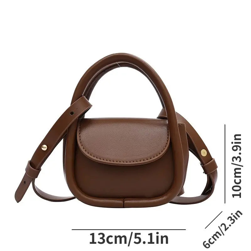 Sylvia | Mini Vintage Crossbody Sling Saddle Bag