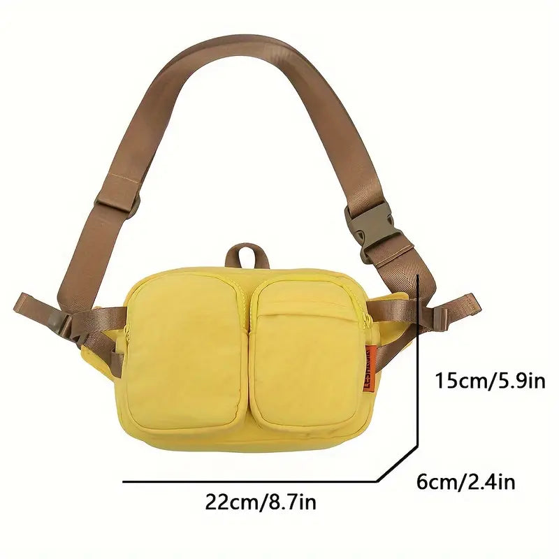 Amani | Casual Water-Resistant Nylon Waist Pack Crossbody Bum Bag